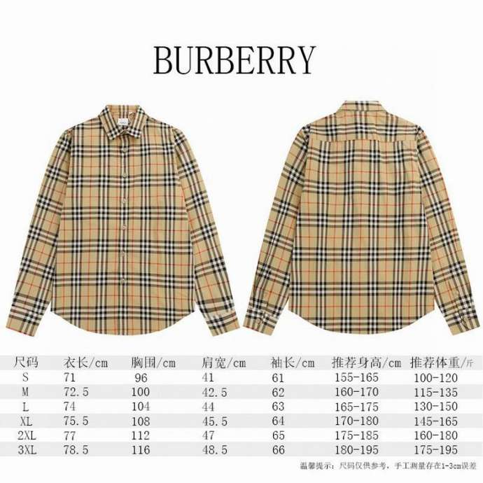 Picture of Burberry Shirts Long _SKUBurberryS-3XL25mtn0421191